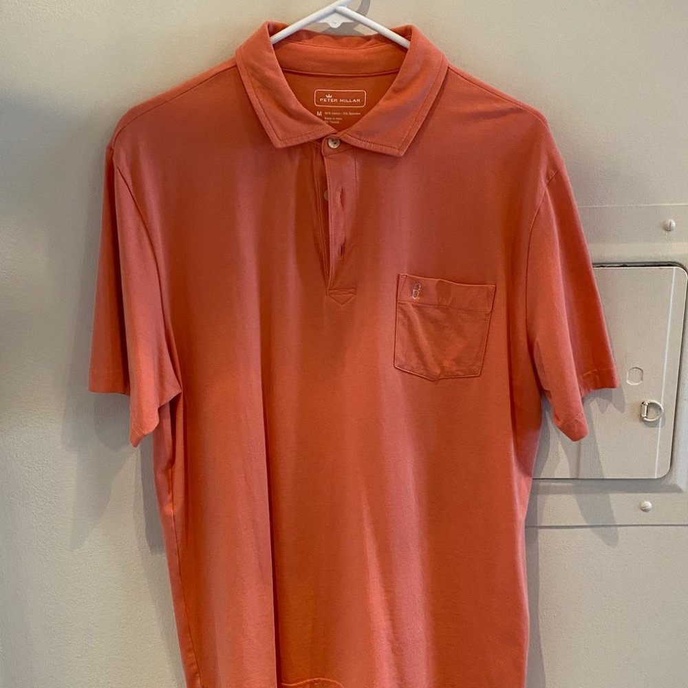 Peter Millar pocket polo - Beverly CC logo
